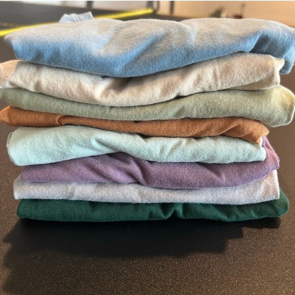 Cat & Jack Toddler Long Sleeve T-Shirt Bundle – 8 Pack, Size 2T, Neutral Colors - Picture 4 of 4